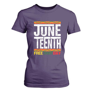 Juneteenth Freedom Day T Shirt For Women Since 1865 Black History Month TS01 Purple Print Your Wear