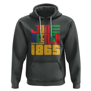 Vintage Free Ish Since 1865 Hoodie TS01 Dark Heather Printyourwear