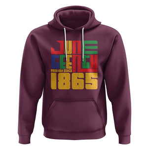 Vintage Free Ish Since 1865 Hoodie TS01 Maroon Printyourwear