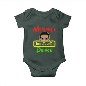 Mommy's Juneteenth Prince Baby Onesie Black Boy TS01 Print Your Wear