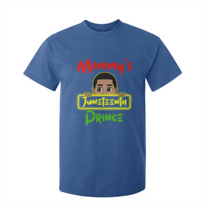 Mommy's Juneteenth Prince T Shirt For Kid Black Boy TS01 Royal Blue Print Your Wear