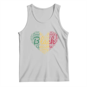 Black Awesome Strong Inspirational Tank Top African American Pride Juneteenth BHM TS01 Ash Print Your Wear