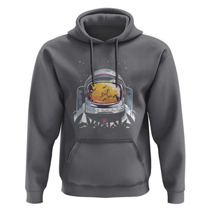ASTRONAUT ALIEN UFO Hoodie Smoking Weed Cannabis Smokers TS01 Charcoal Print Your Wear