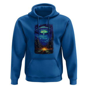 UFO Aliens Flying Saucer - Van Gogh Style - Starry Night Hoodie TS01 Royal Blue Print Your Wear