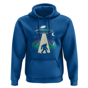 UFO Bigfoot Alien Abduction Hoodie TS01 Royal Blue Print Your Wear