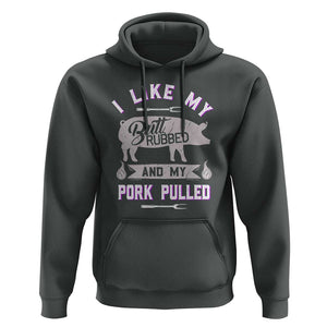 Funny BBQ Grilling Quote Pig Pulled Pork Hoodie TS01 Dark Heather Print Your Wear