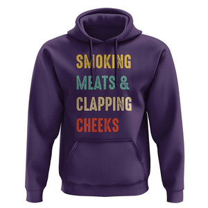 Smoking Meats And Clapping Cheeks Funny BBQ Meat Smoking Hoodie TS01 Purple Print Your Wear