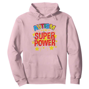 Proud Autism Hoodie My Superpower TS01 Light Pink Printyourwear