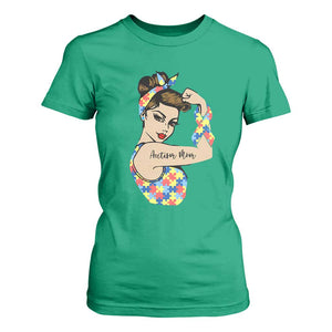 Autism Mom T Shirt For Women Strong Woman Understand Love Support TS01 Irish Green Printyourwear