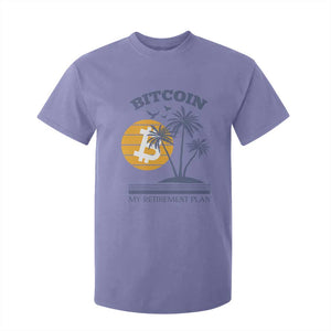 Funny Crypto Investing T Shirt For Kid Bitcoin My Retirement Plan TS02 Violet Print Your Wear