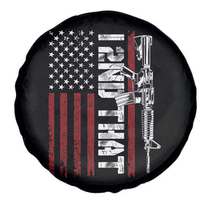 Gun Rights Patriotic Spare Tire Cover I 2nd That Second Amendment Pro Gun American Flag TS02 Print Your Wear