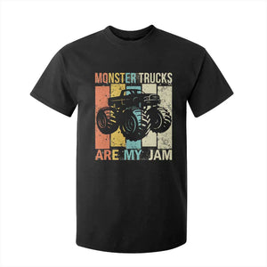 Monster Trucks Are My Jam T Shirt For Kid Vintage Retro TS02 Black Print Your Wear
