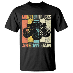 Monster Trucks Are My Jam T Shirt Vintage Retro TS02 Black Print Your Wear