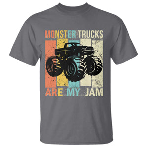 Monster Trucks Are My Jam T Shirt Vintage Retro TS02 Charcoal Print Your Wear