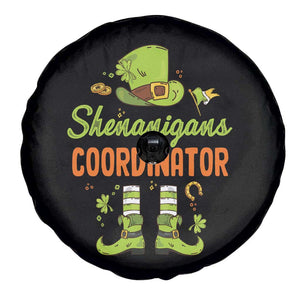 Funny St Patricks Day Spare Tire Cover Shenanigans Coordinator Leprechaun Costume TS02 Print Your Wear