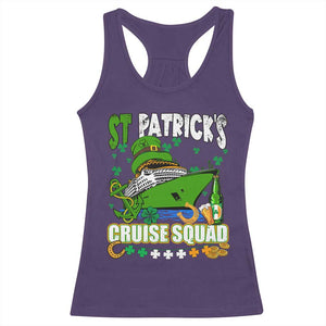 Funny St Patricks Cruise Racerback Tank Top Holiday Trip Family Group Matching TS02 Purple Print Your Wear