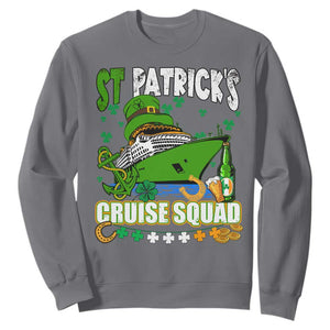 Funny St. Patricks Cruise Sweatshirt Holiday Trip Family Group Matching TS02 Charcoal Printyourwear
