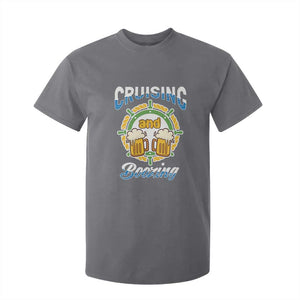Funny St Patricks Cruise T Shirt For Kid Cruising And Boozing Drinking Squad Family Group Matching TS02 Charcoal Print Your Wear