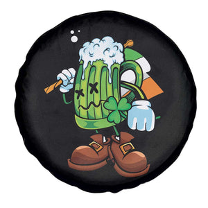 Funny St Patricks Day Drinking Spare Tire Cover Irish Beer Ireland Flag TS02 Print Your Wear