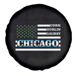 Chicago St Patricks Day Spare Tire Cover Cork Dublin Galway South Side Irish Flag TS02 Print Your Wear