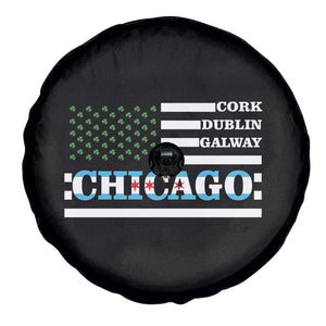 Chicago St Patricks Day Spare Tire Cover Cork Dublin Galway South Side Irish Flag TS02 Print Your Wear