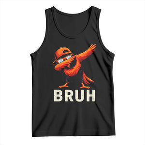 Funny Dabbing Oriole Bird Bruh Tank Top Cool Game Day Sports Fan TS02 Black Print Your Wear