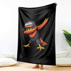 Fierce Oriole Spirit Graphic Throw Blanket Cool Game Day Sports Fan TS02 Print Your Wear