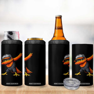 Fierce Oriole Spirit Graphic 4 in 1 Can Cooler Tumbler Cool Game Day Sports Fan TS02 Print Your Wear