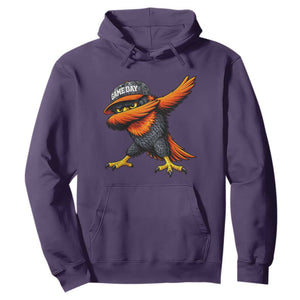 Fierce Oriole Spirit Graphic Hoodie Cool Game Day Sports Fan TS02 Purple Print Your Wear