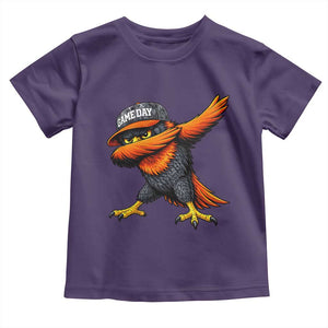 Fierce Oriole Spirit Graphic Toddler T Shirt Cool Game Day Sports Fan TS02 Purple Print Your Wear