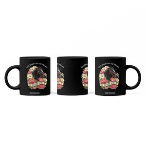 Celebrating 152 Years Derby Day Floral Coffee Mug Horse Racing Pink Peony White Lily Equestrian 152nd Anniversary TS02 Print Your Wear