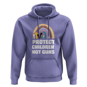 Gun Violence Awareness Hoodie Protect Children Not Guns In June We Wear Orange Day End Gun Violence Rainbow TS02 Violet Print Your Wear
