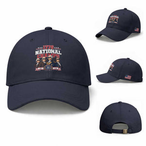 1776 National Champs Est 1776 Vintage Seal Baseball Cap Funny Cool Sunglasses Presidents and Founding Fathers Sports Style Patriotic