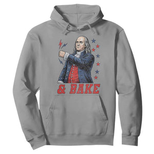 And Bake Funny Benjamin Franklin Patriotic Graphic Matching Hoodie Vintage Founding Father Distressed Stars and Lightning Bolts Dynamic Duo
