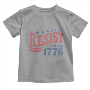 Resist Like Its 1776 Toddler T Shirt Vintage Distressed Patriotic Political Satire Graphic