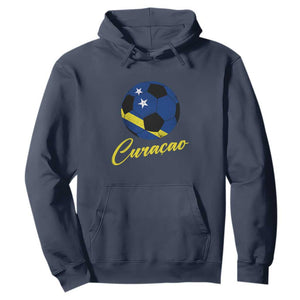 Curaçao Soccer Fans Distressed Flag Hoodie Football Heritage Pride Support