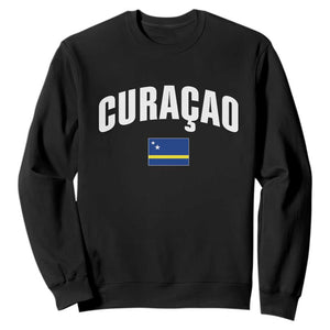 Curaçao National Flag Classic Heritage Sweatshirt Caribbean Pride Souvenir