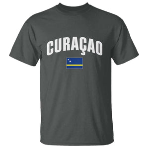 Curaçao National Flag Classic Heritage T Shirt Caribbean Pride Souvenir