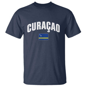 Curaçao National Flag Classic Heritage T Shirt Caribbean Pride Souvenir
