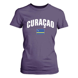 Curaçao National Flag Classic Heritage T Shirt For Women Caribbean Pride Souvenir
