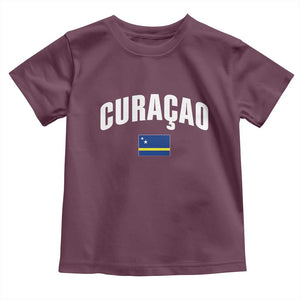 Curaçao National Flag Classic Heritage Toddler T Shirt Caribbean Pride Souvenir