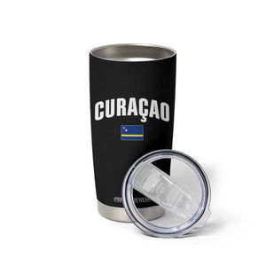 Curaçao National Flag Classic Heritage Tumbler Cup Caribbean Pride Souvenir