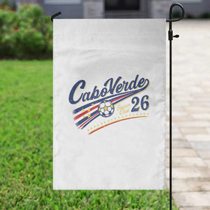 Cabo Verde Soccer Club 26 National Pride Garden Flag Cape Verde Football Fans Retro Sporty Est. 2026 TS02 Print Your Wear
