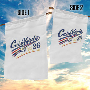 Cabo Verde Soccer Club 26 National Pride Garden Flag Cape Verde Football Fans Retro Sporty Est. 2026 TS02 Print Your Wear
