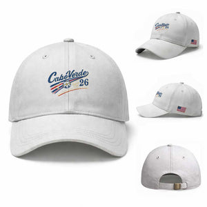 Cabo Verde Soccer Club 26 National Pride Baseball Cap Cape Verde Football Fans Retro Sporty Est. 2026