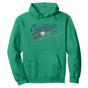 Cabo Verde Soccer Club 26 National Pride Hoodie Cape Verde Football Fans Retro Sporty Est. 2026 TS02 Irish Green Print Your Wear