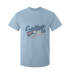 Cabo Verde Soccer Club 26 National Pride T Shirt For Kid Cape Verde Football Fans Retro Sporty Est. 2026