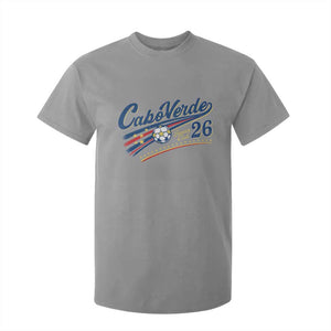 Cabo Verde Soccer Club 26 National Pride T Shirt For Kid Cape Verde Football Fans Retro Sporty Est. 2026 TS02 Sport Gray Print Your Wear