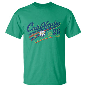 Cabo Verde Soccer Club 26 National Pride T Shirt Cape Verde Football Fans Retro Sporty Est. 2026 TS02 Irish Green Print Your Wear