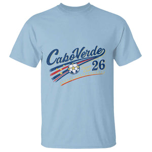 Cabo Verde Soccer Club 26 National Pride T Shirt Cape Verde Football Fans Retro Sporty Est. 2026